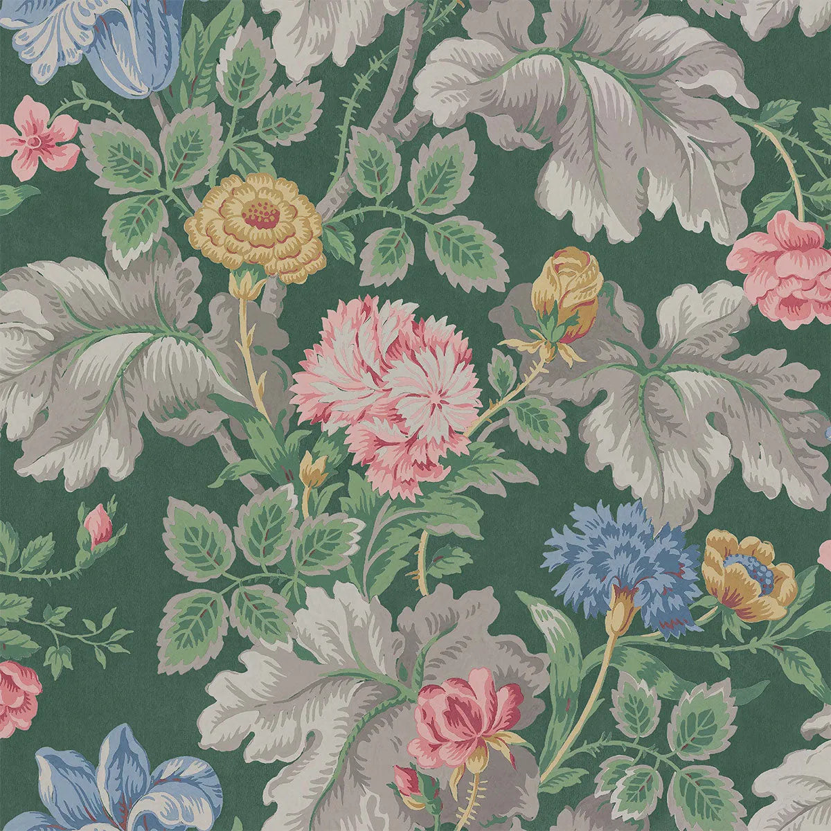 Carnation Garden Wallpaper - Borastapeter