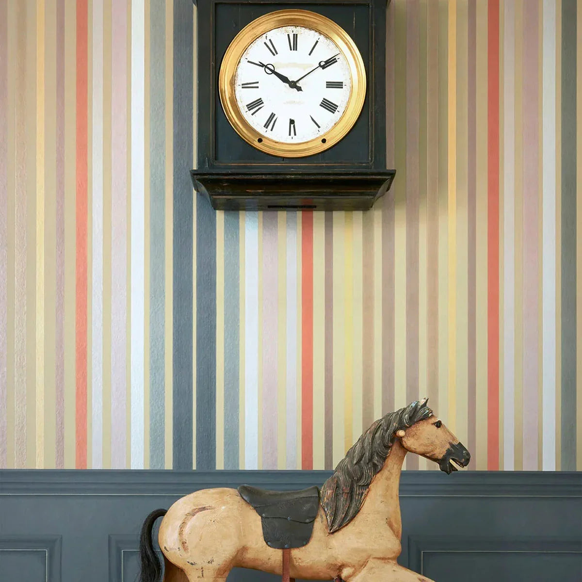 Carousel Stripe Mariinsky Wallpaper - Cole & Son