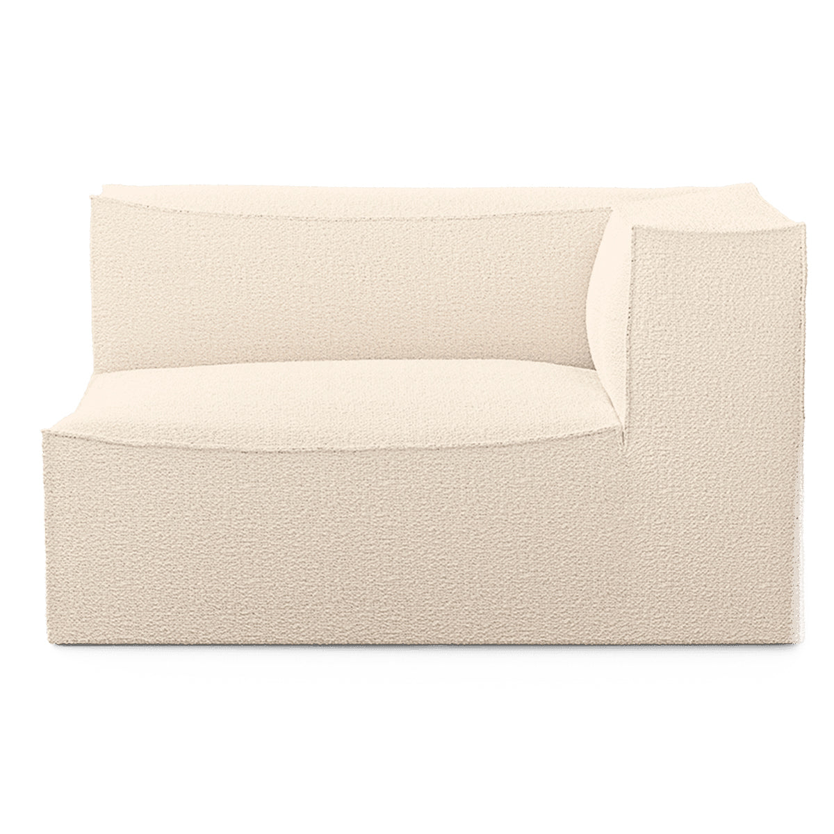 Catena Sofa Armrest Right L401 Wool Boucle Off White - ferm LIVING