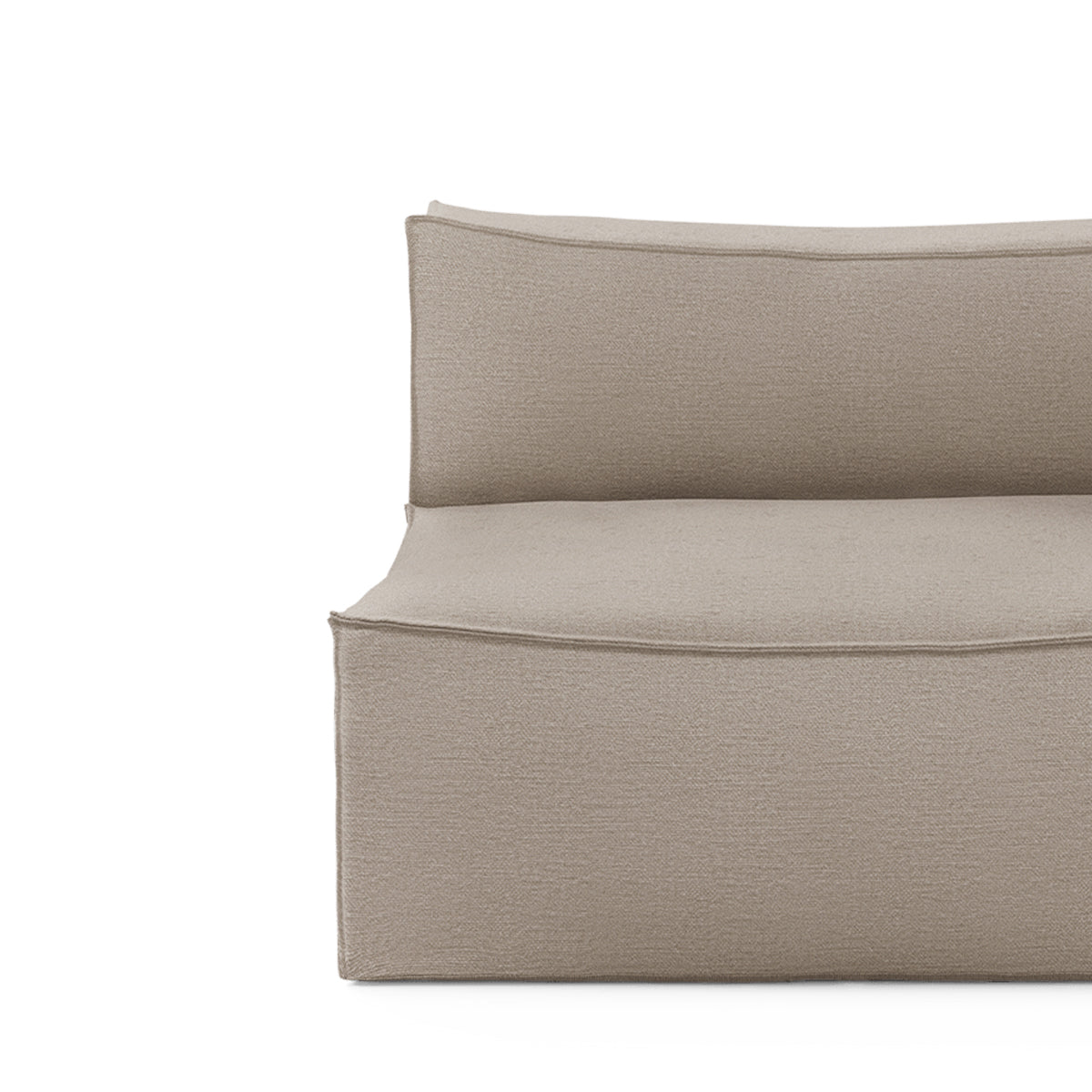 Catena Sofa Armrest Right S401 Cotton Linen Natural - ferm LIVING -  Courthouse Interiors
