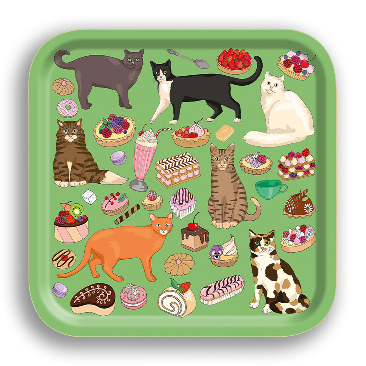 Birch Wood Square Tray - Avenida Home