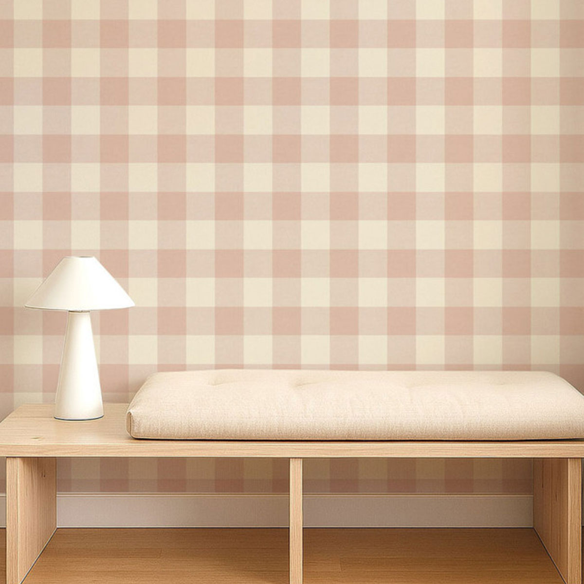 Central Check Wallpaper - Scion