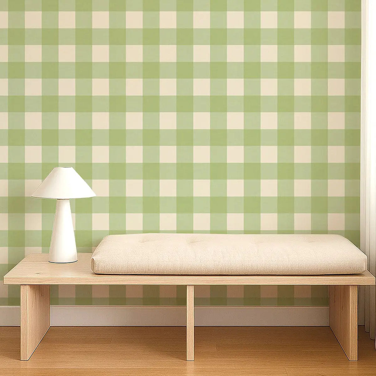 Central Check Wallpaper - Scion