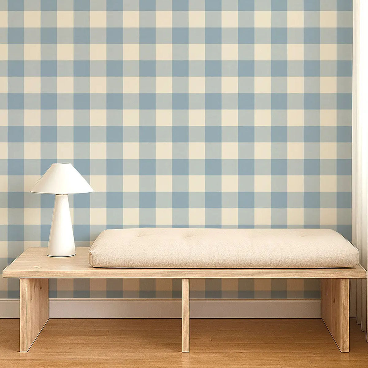 Central Check Wallpaper - Scion