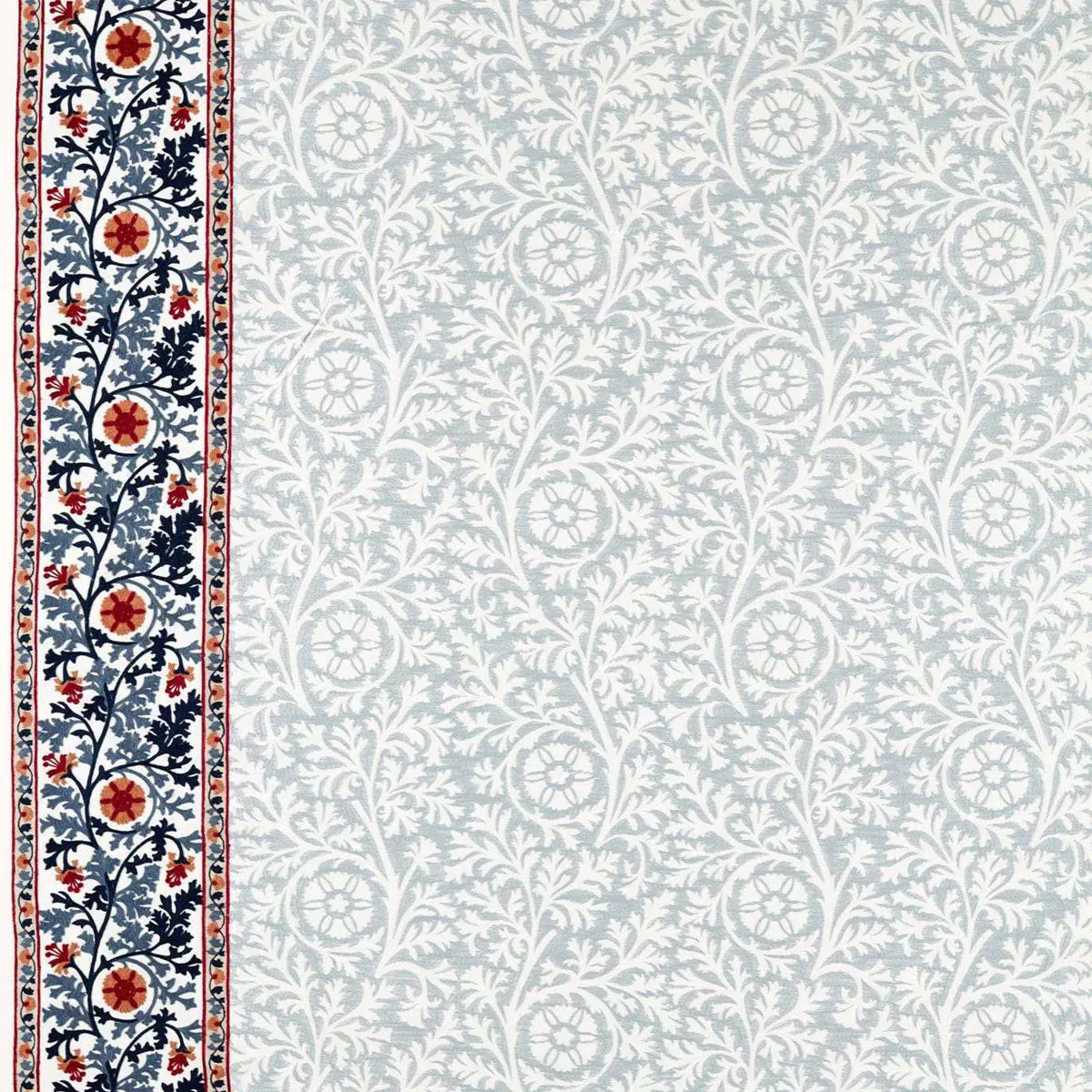 Chamomile Embroidery Fabric - Morris & Co