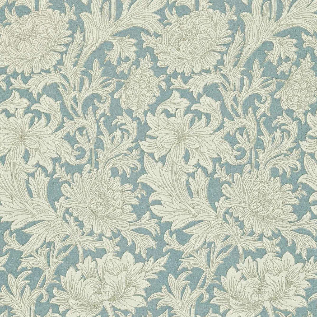 Morris &amp; Co Chrysanthemum Toile Wallpaper