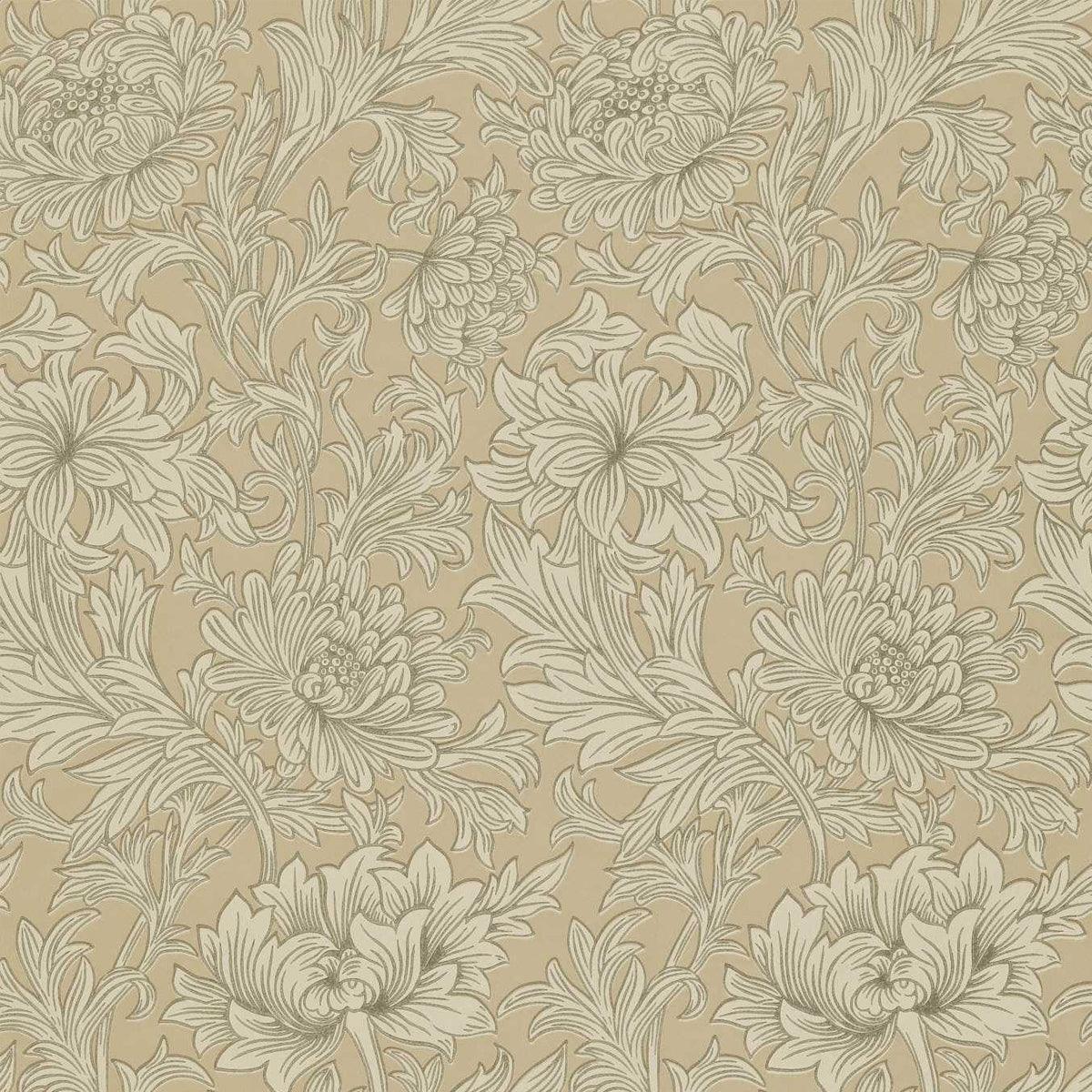 Morris &amp; Co Chrysanthemum Toile Wallpaper