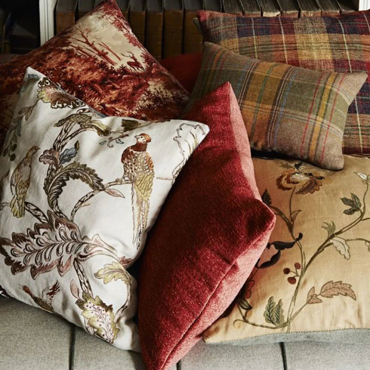 Clan Chenille Fabric - Mulberry Home