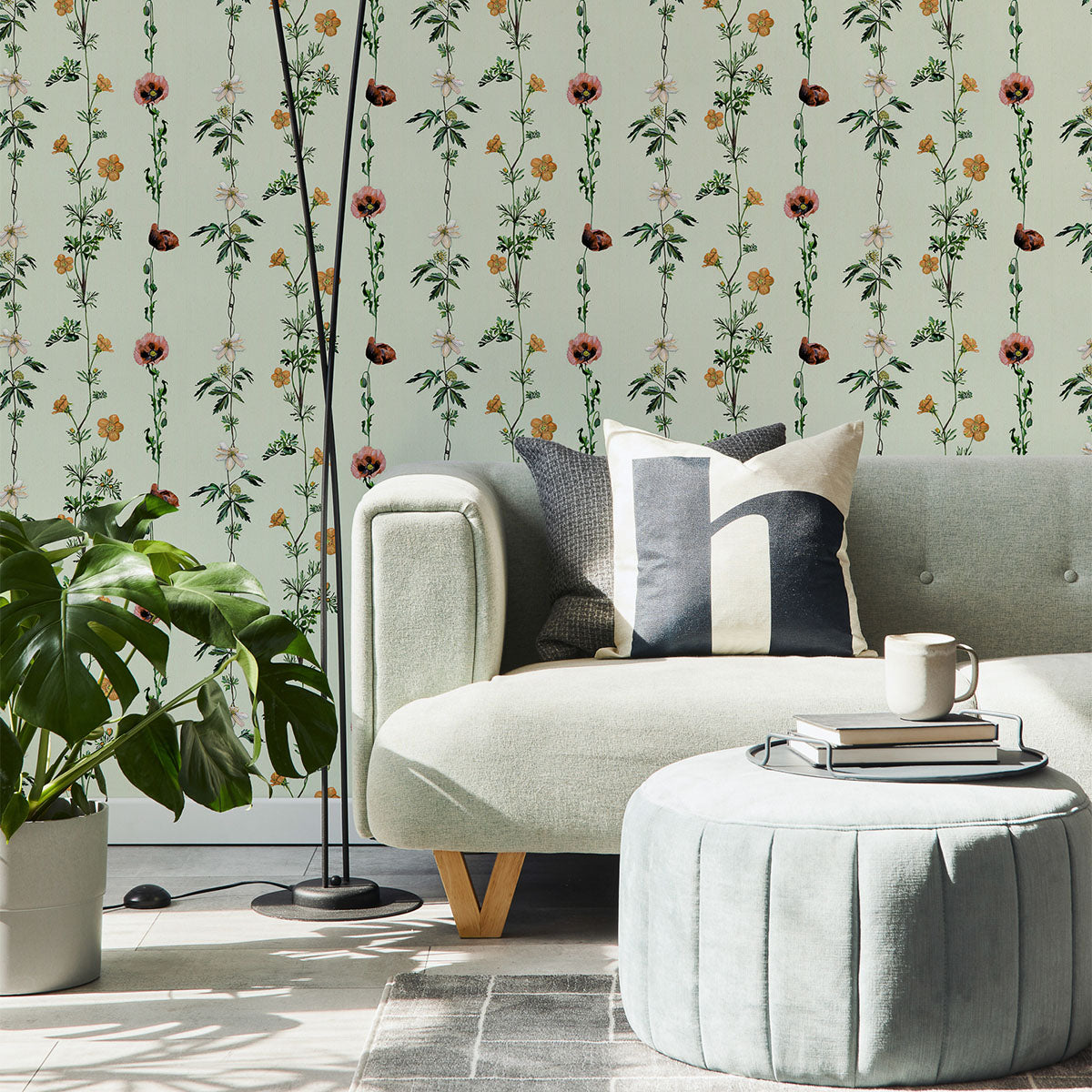 Climbing Flowers Wallpaper - Coordonne