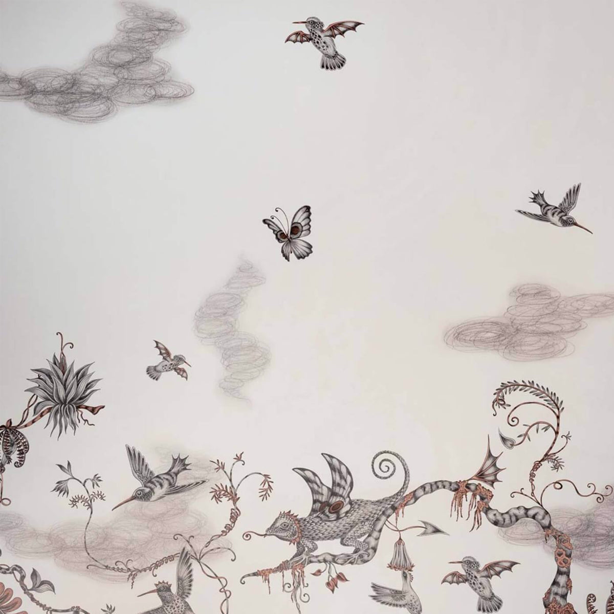 Cloud Forest Wallpaper - Clarke &amp; Clarke X Emma Shipley
