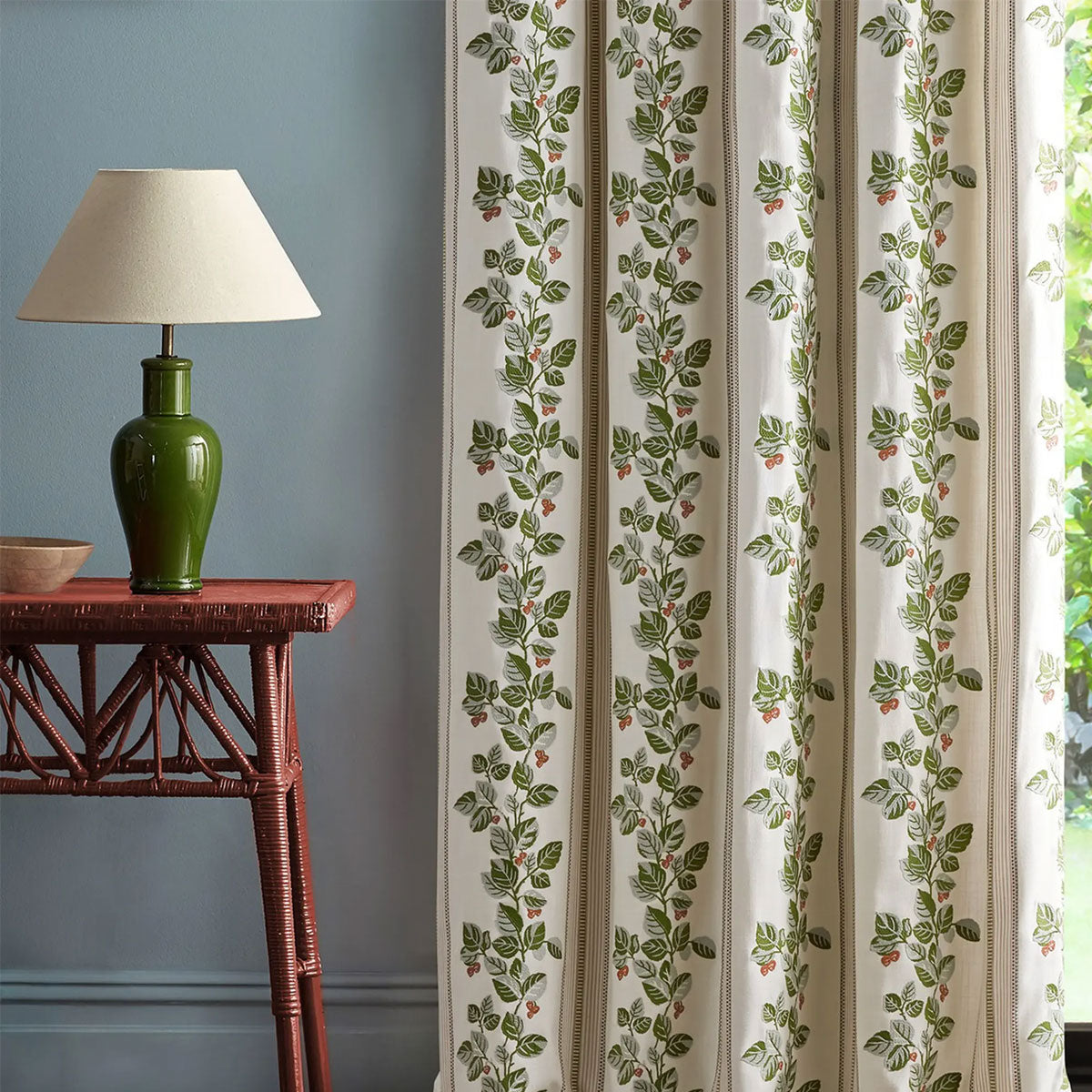 Cobnut Stripe Fabric - Sanderson