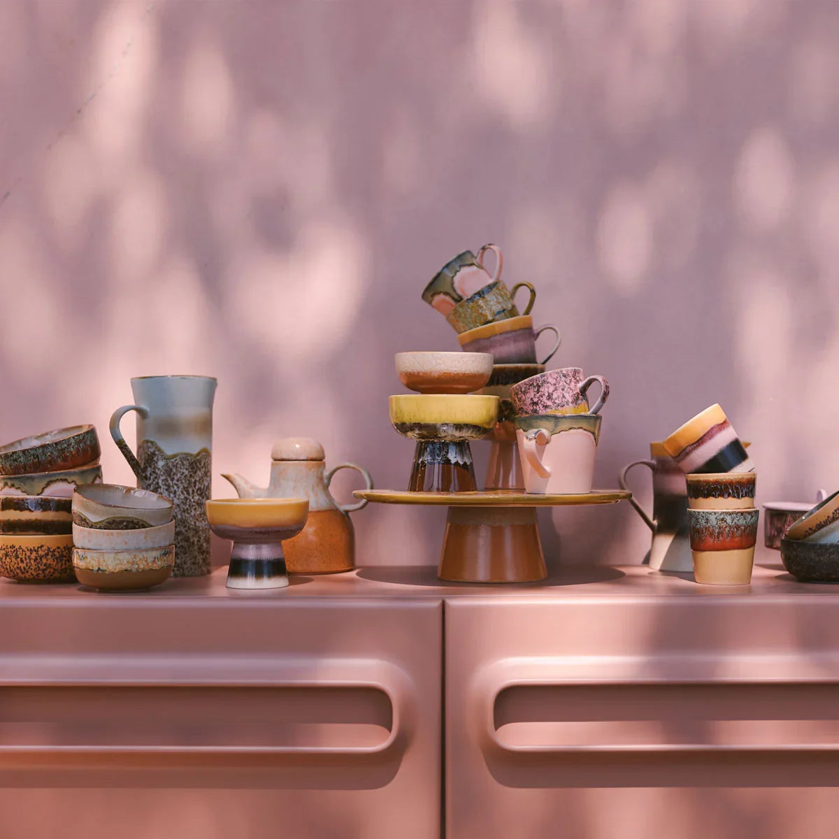 70s Ceramics Mugs - HKLIVING