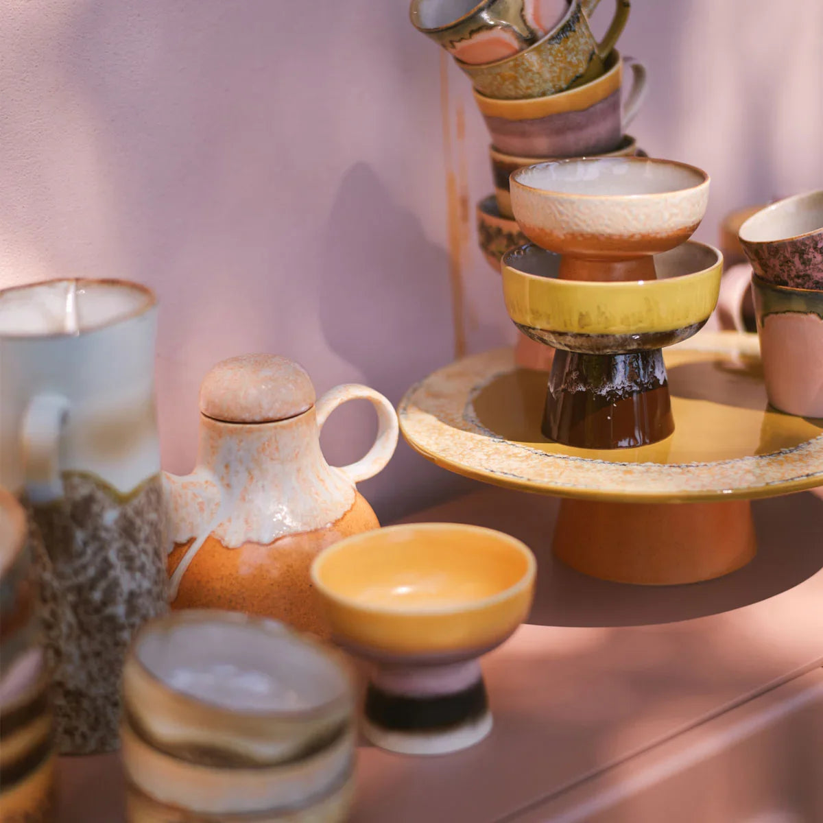 70s Ceramics Coffee Pot - HKLIVING