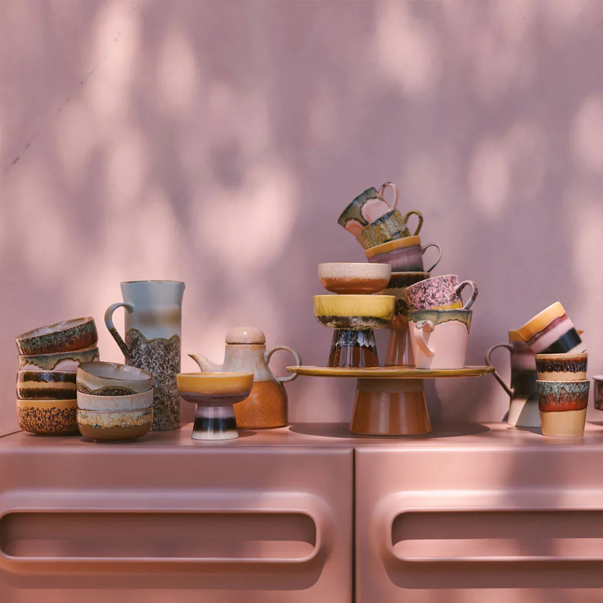 70s Ceramics Coffee Pot - HKLIVING