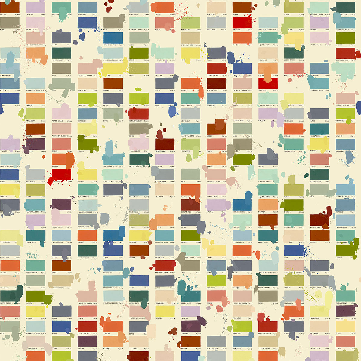 Coles' Colour Card Wallpaper - Cole & Son