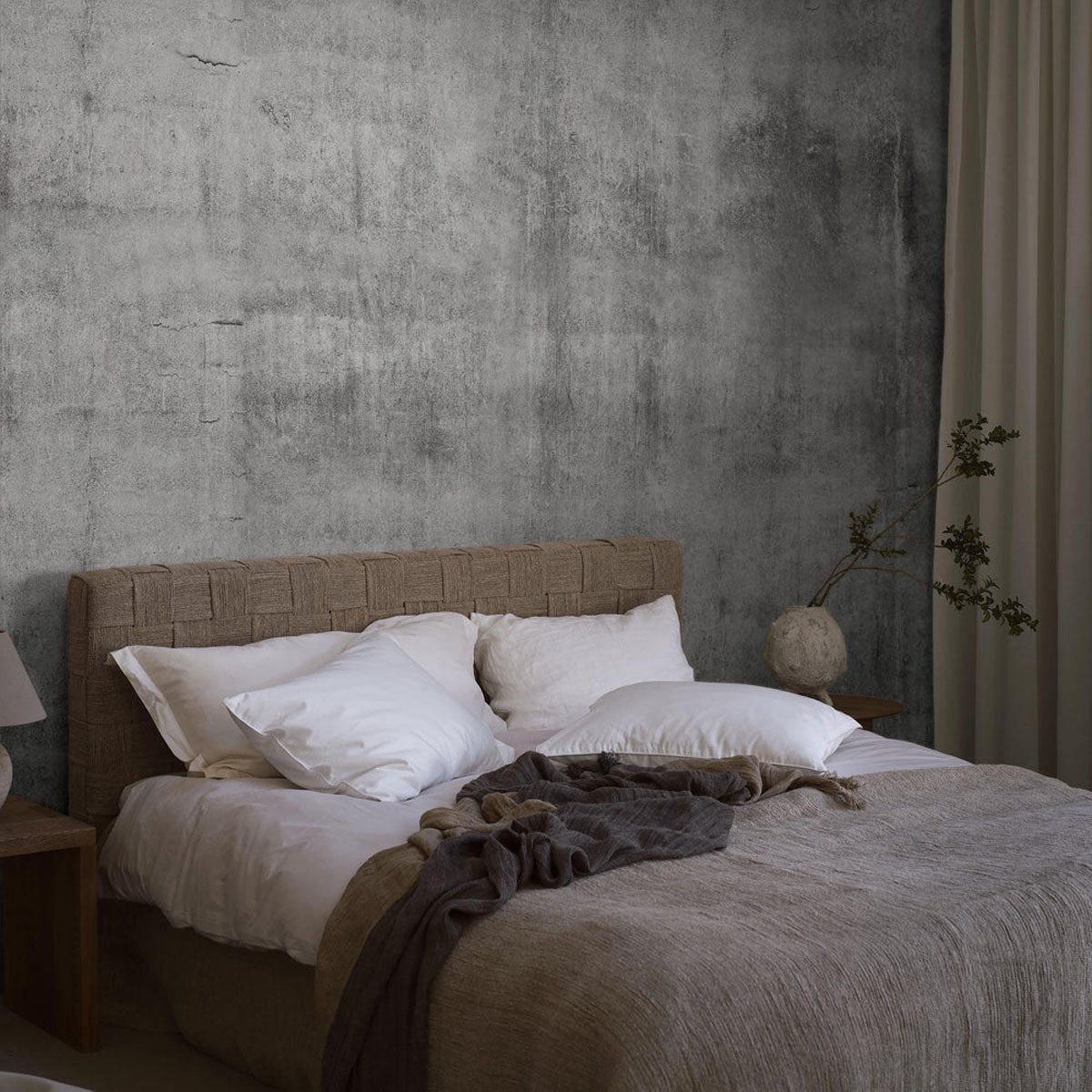 Concrete Wall Mural Wallpaper - Borastapeter