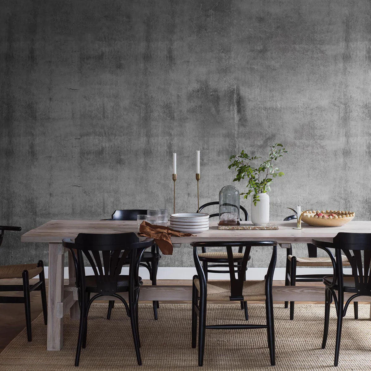 Concrete Wall Mural Wallpaper - Borastapeter