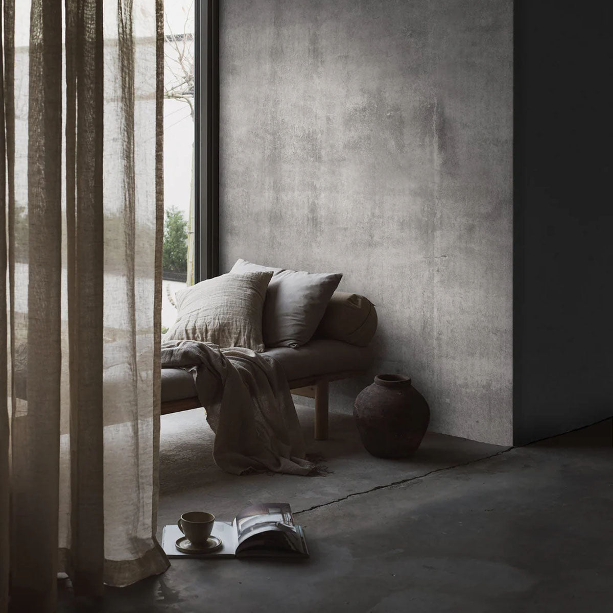 Concrete Wall Mural Wallpaper - Borastapeter