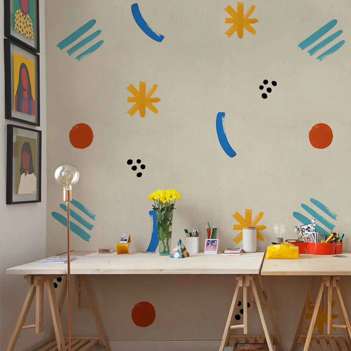 Cosmic Childhood Mural Wallpaper - Coordonne