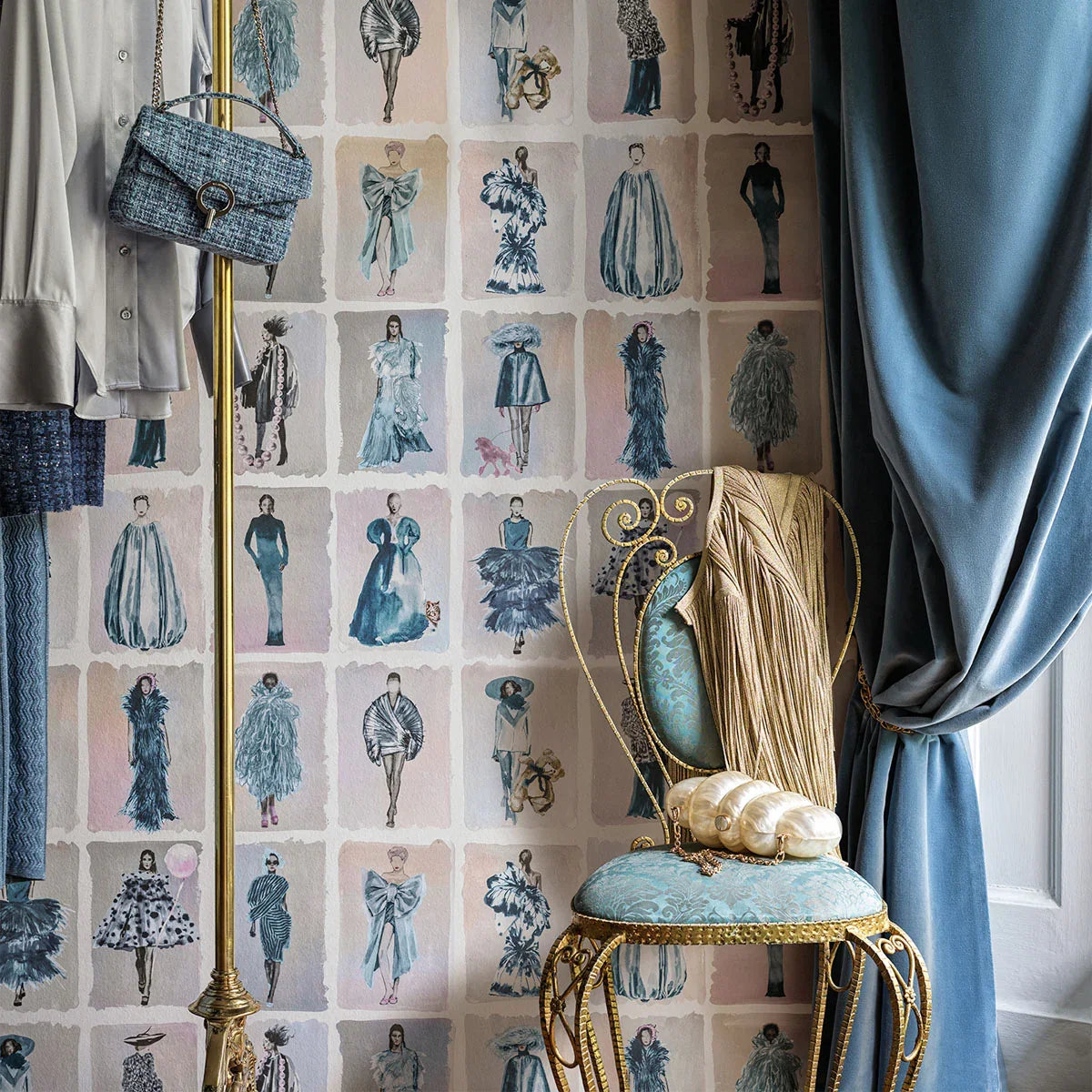 Couture Carousel Wallpaper - Cole & Son