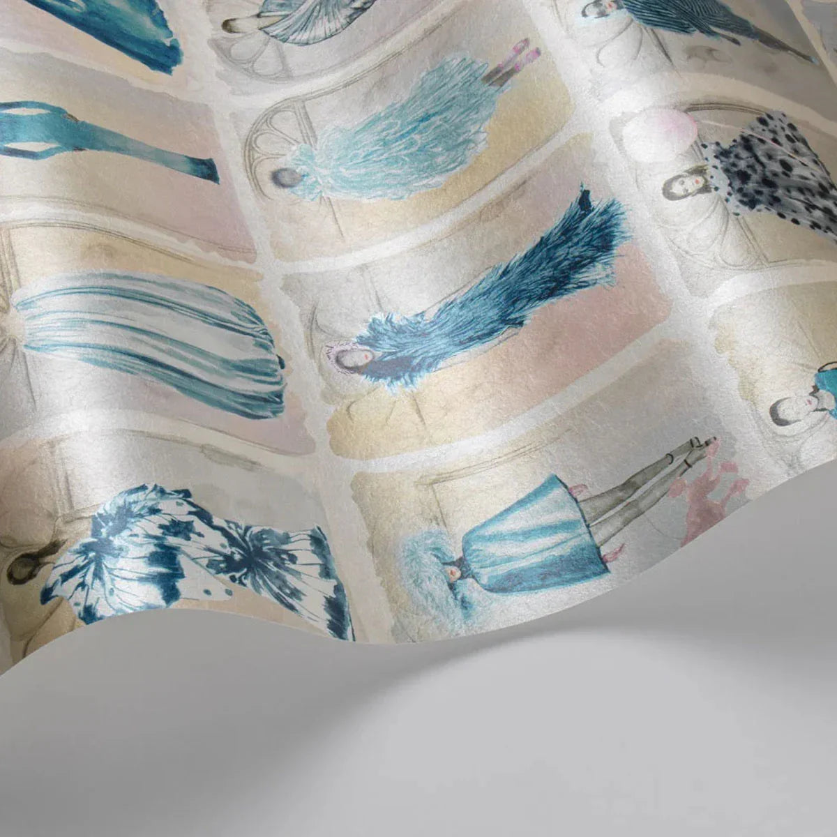 Couture Carousel with Windows Wallpaper - Cole & Son