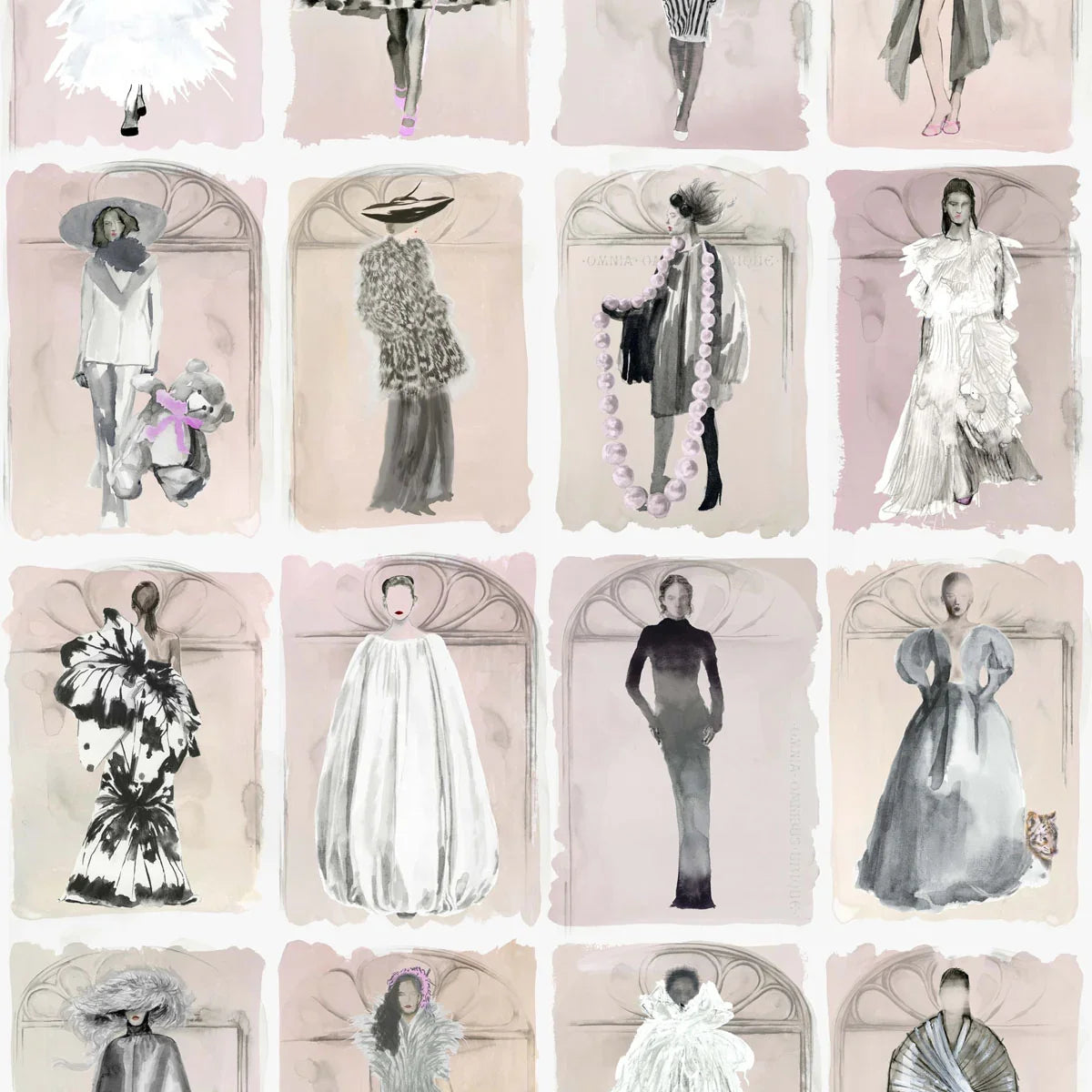 Couture Carousel with Windows Wallpaper - Cole & Son