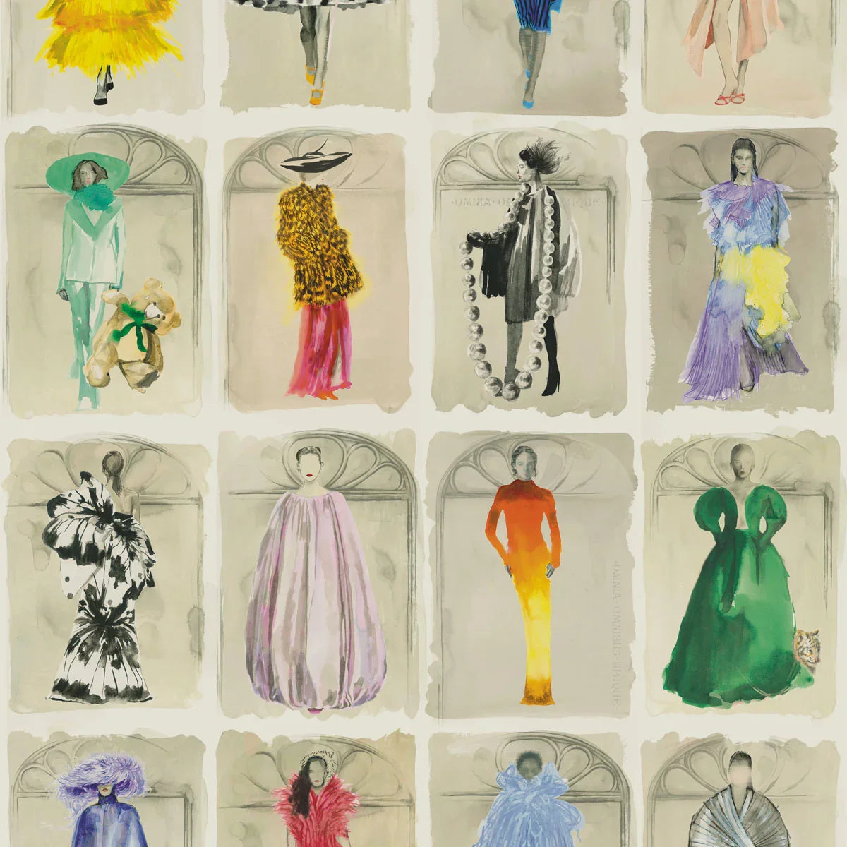 Couture Carousel with Windows Wallpaper - Cole & Son