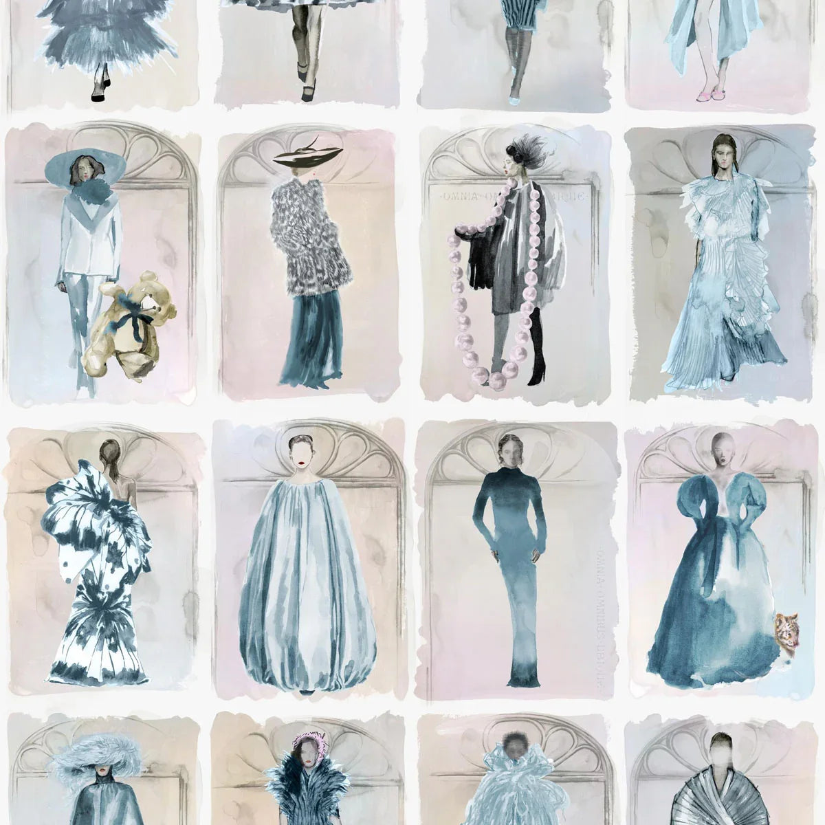 Couture Carousel with Windows Wallpaper - Cole & Son