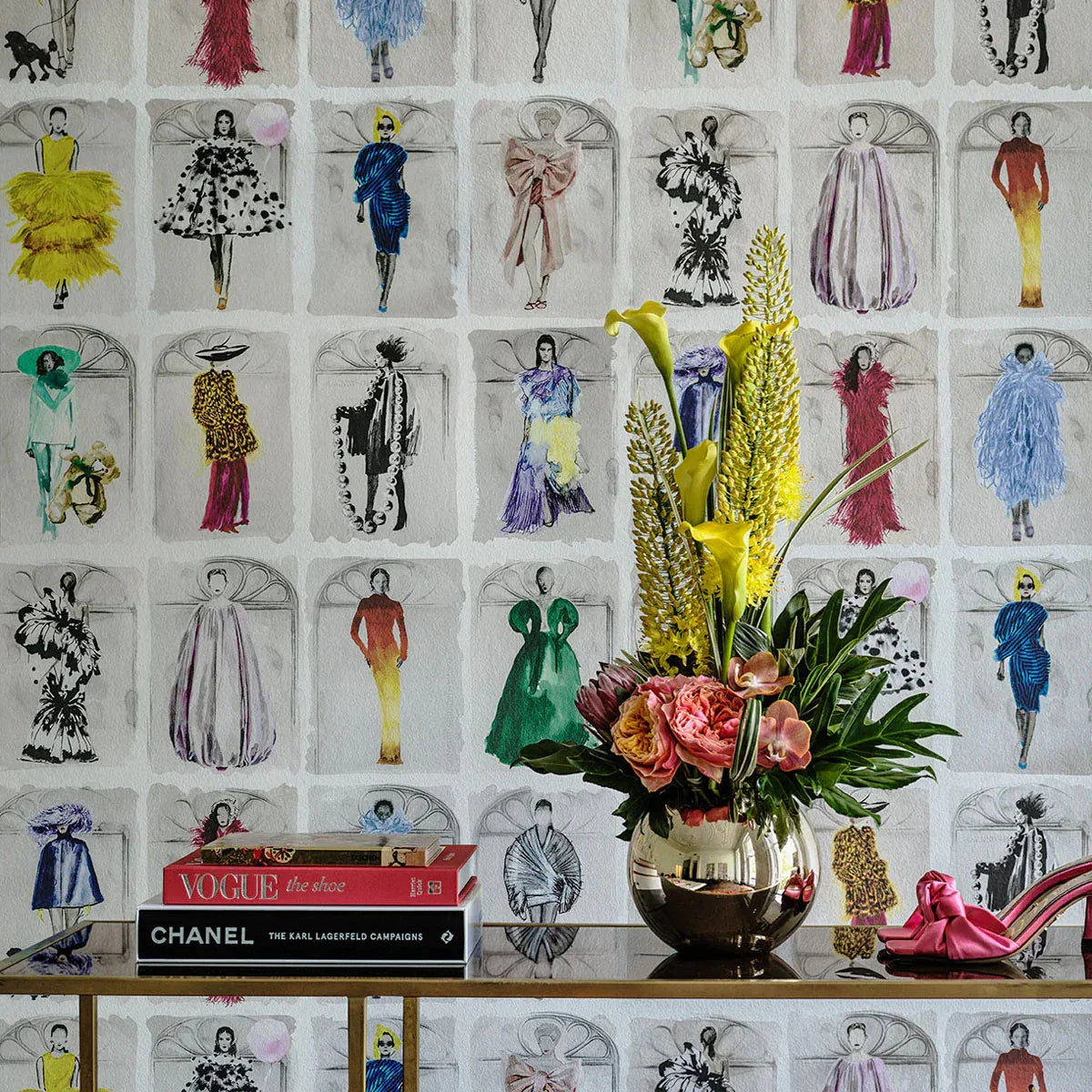 Couture Carousel with Windows Wallpaper - Cole & Son