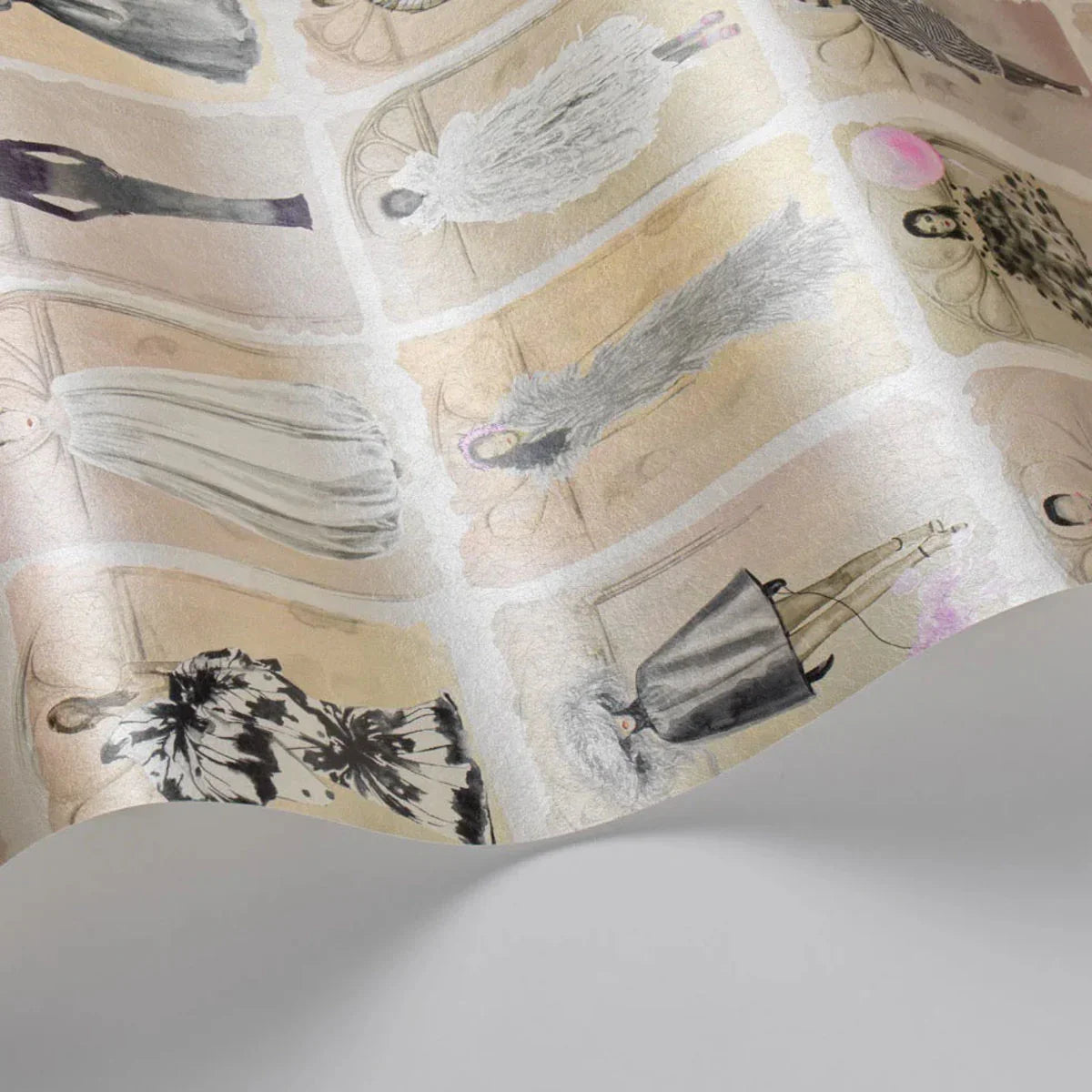 Couture Carousel with Windows Wallpaper - Cole & Son