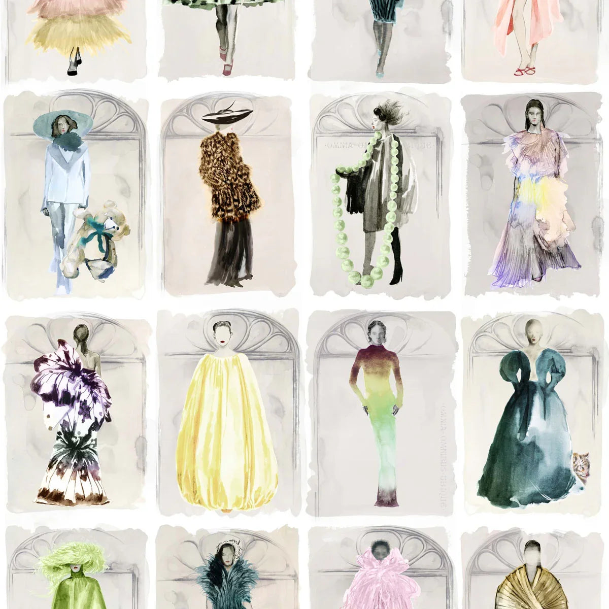 Couture Carousel with Windows Wallpaper - Cole & Son