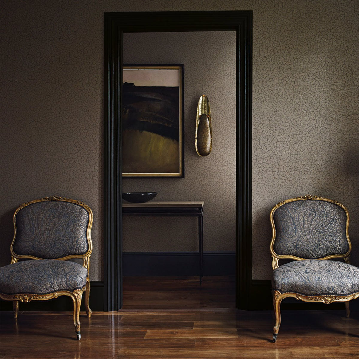 Cracked Earth Bronze Wallpaper - Zoffany