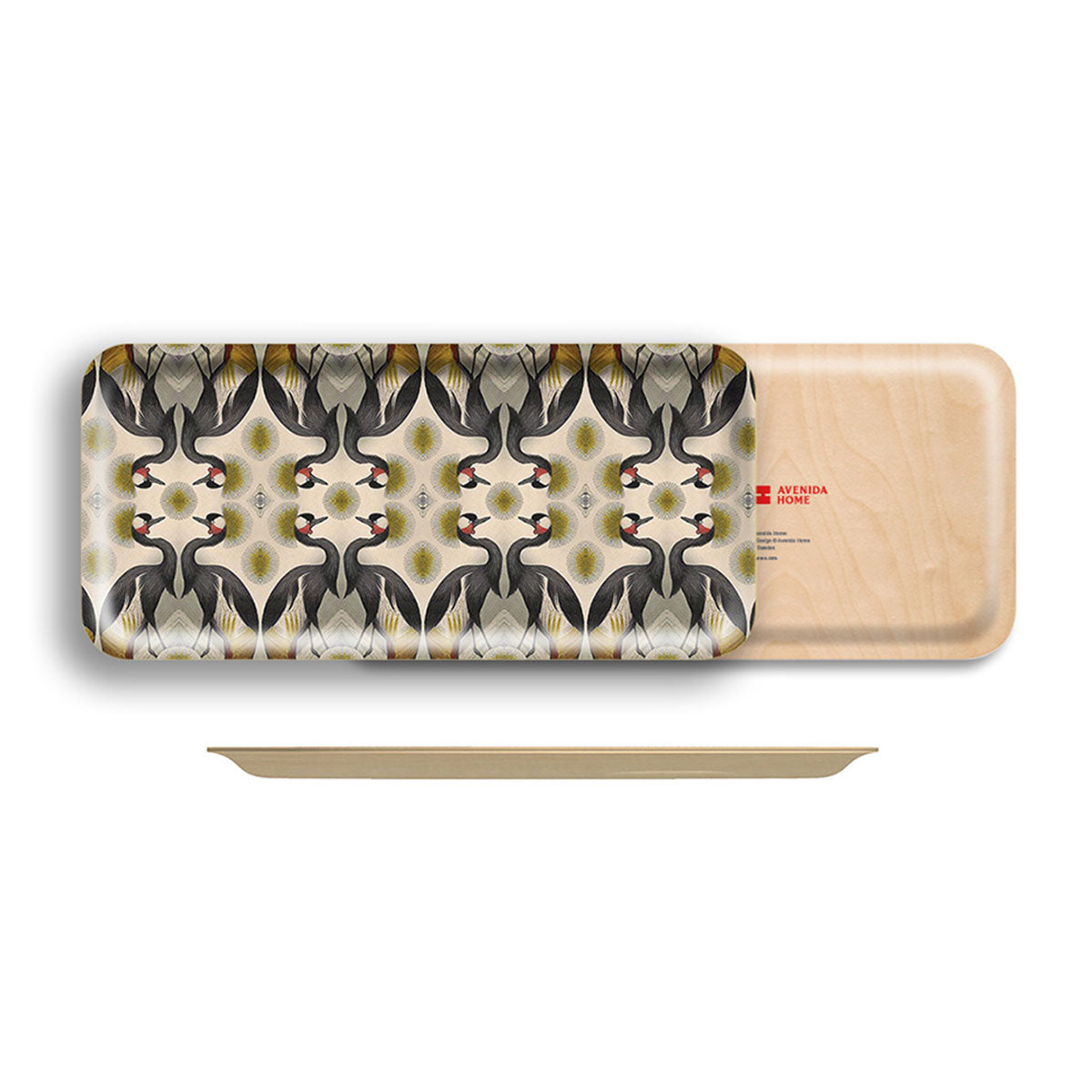 Birch Wood Narrow Tray - Avenida Home