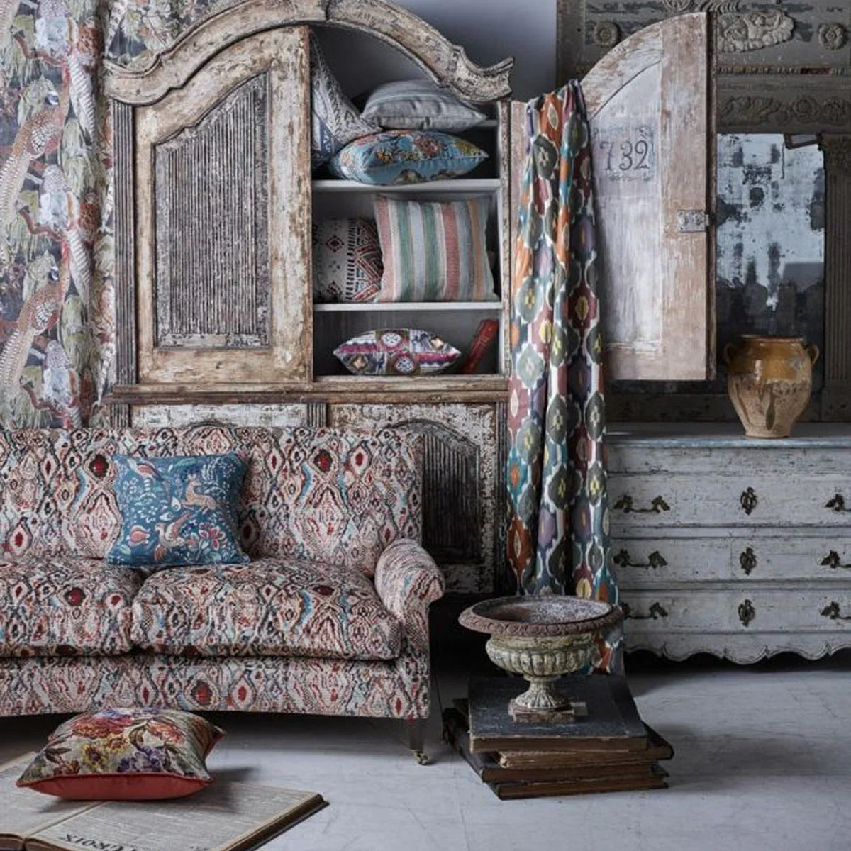 Curiosity Fabric - Mulberry Home