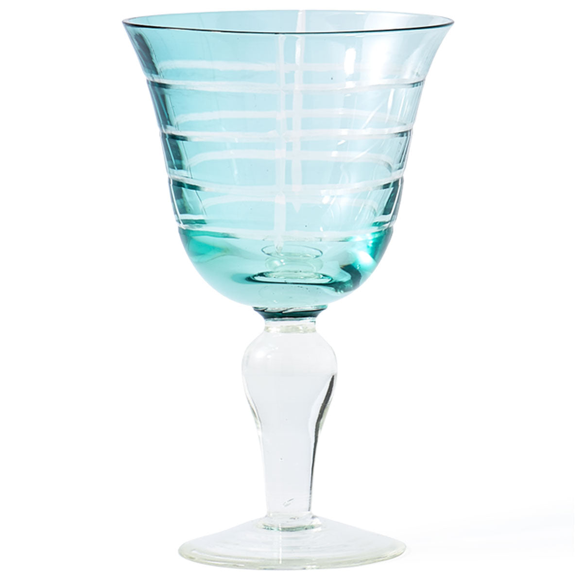 Cuttings Multicoloured Wine Glasses Set of 6 - Polspotten