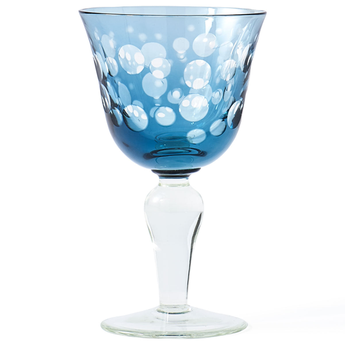 Cuttings Multicoloured Wine Glasses Set of 6 - Polspotten