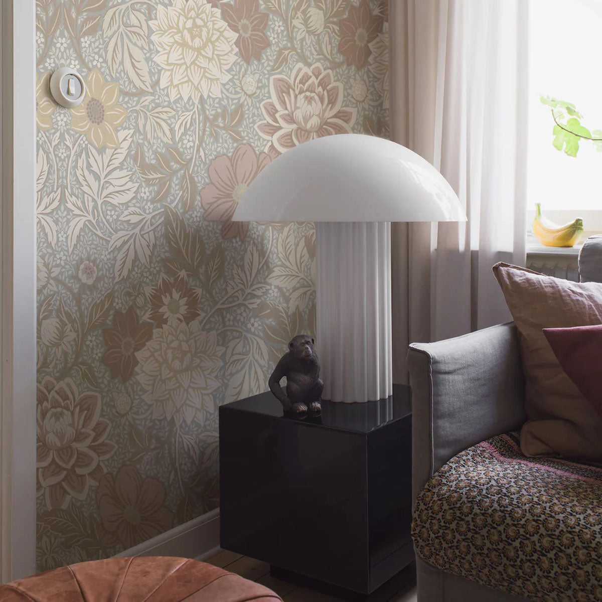 Dahlia Garden Grand Mural Wallpaper - Borastapeter