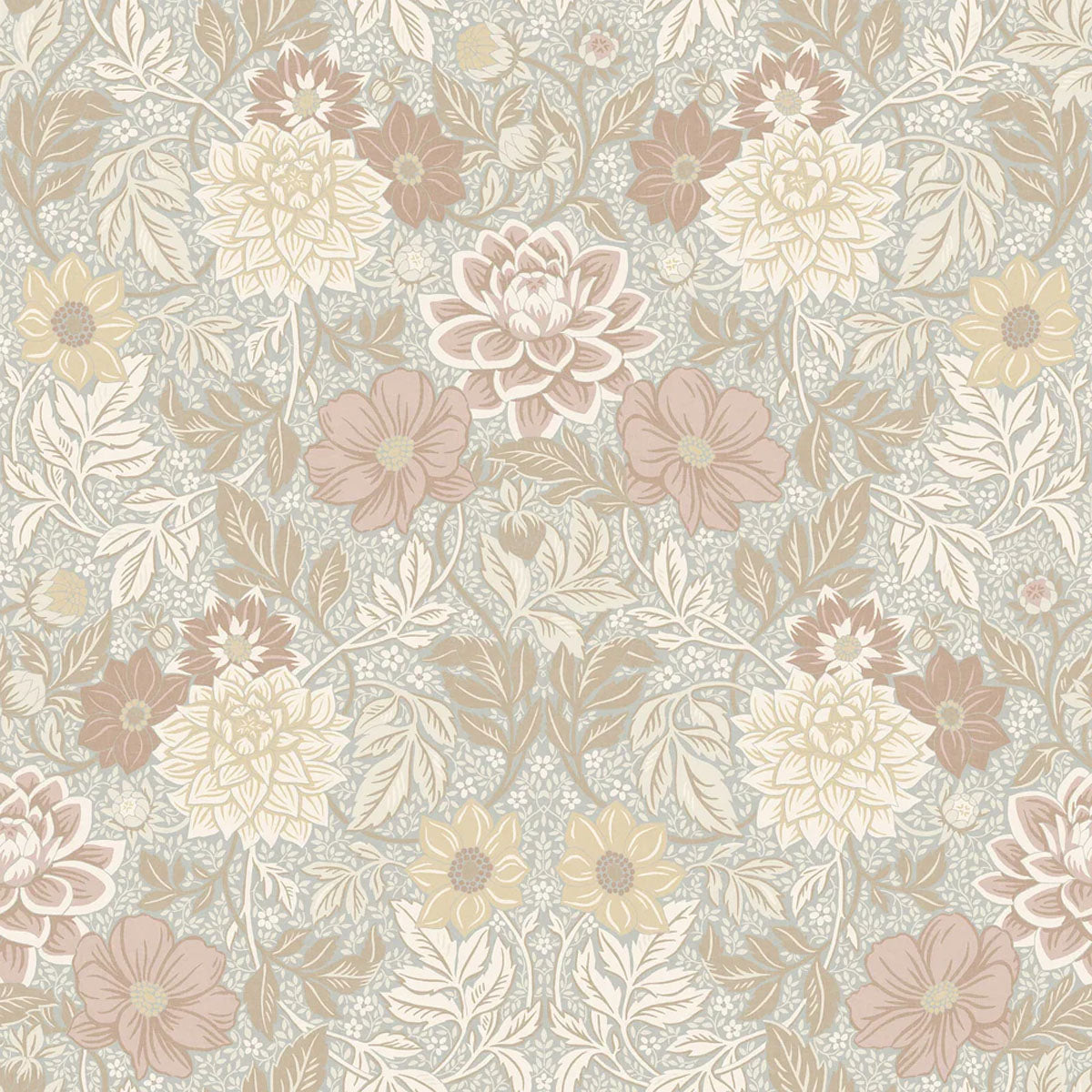 Dahlia Garden Grand Mural Wallpaper - Borastapeter