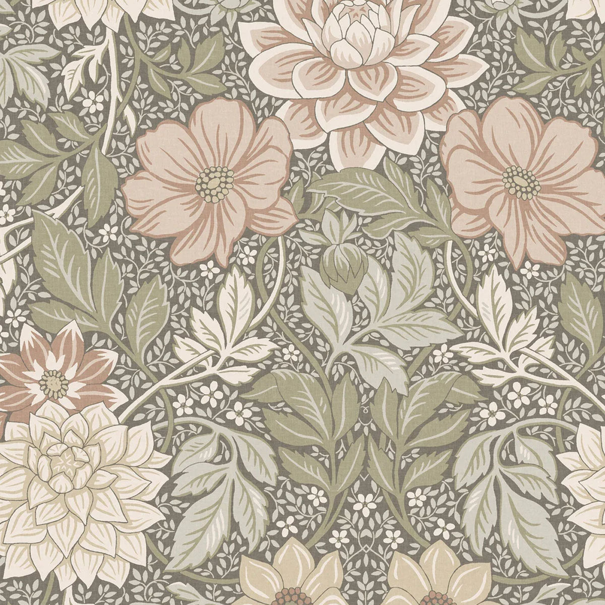 Dahlia Garden Grand Mural Wallpaper - Borastapeter
