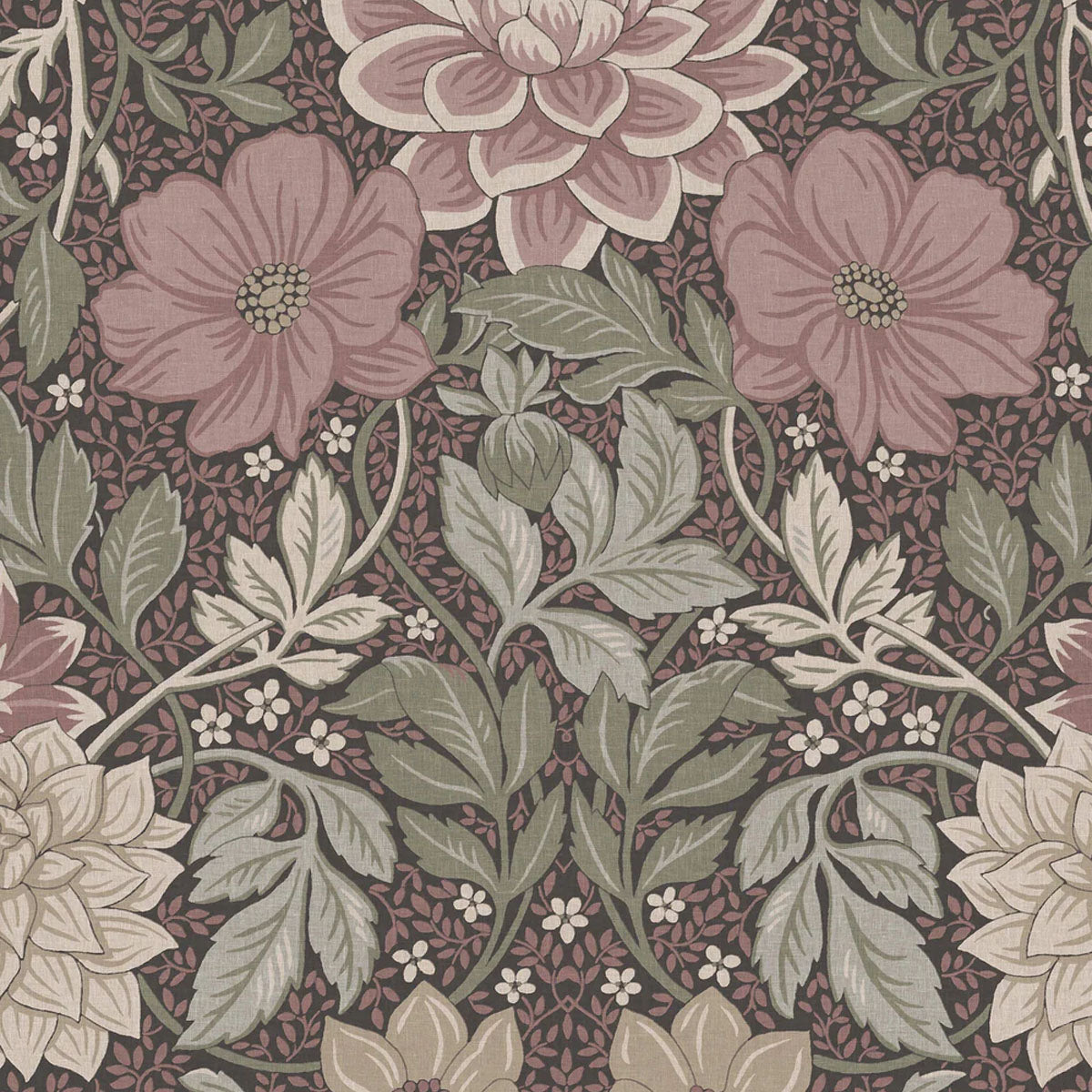 Dahlia Garden Grand Mural Wallpaper - Borastapeter