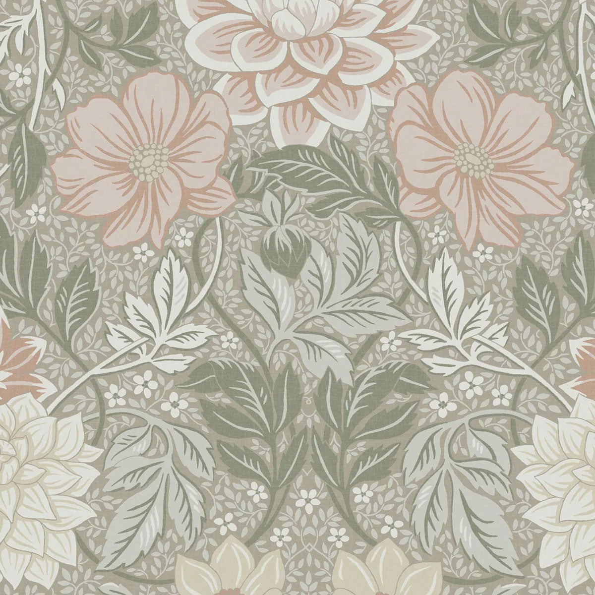 Dahlia Garden Grand Mural Wallpaper - Borastapeter