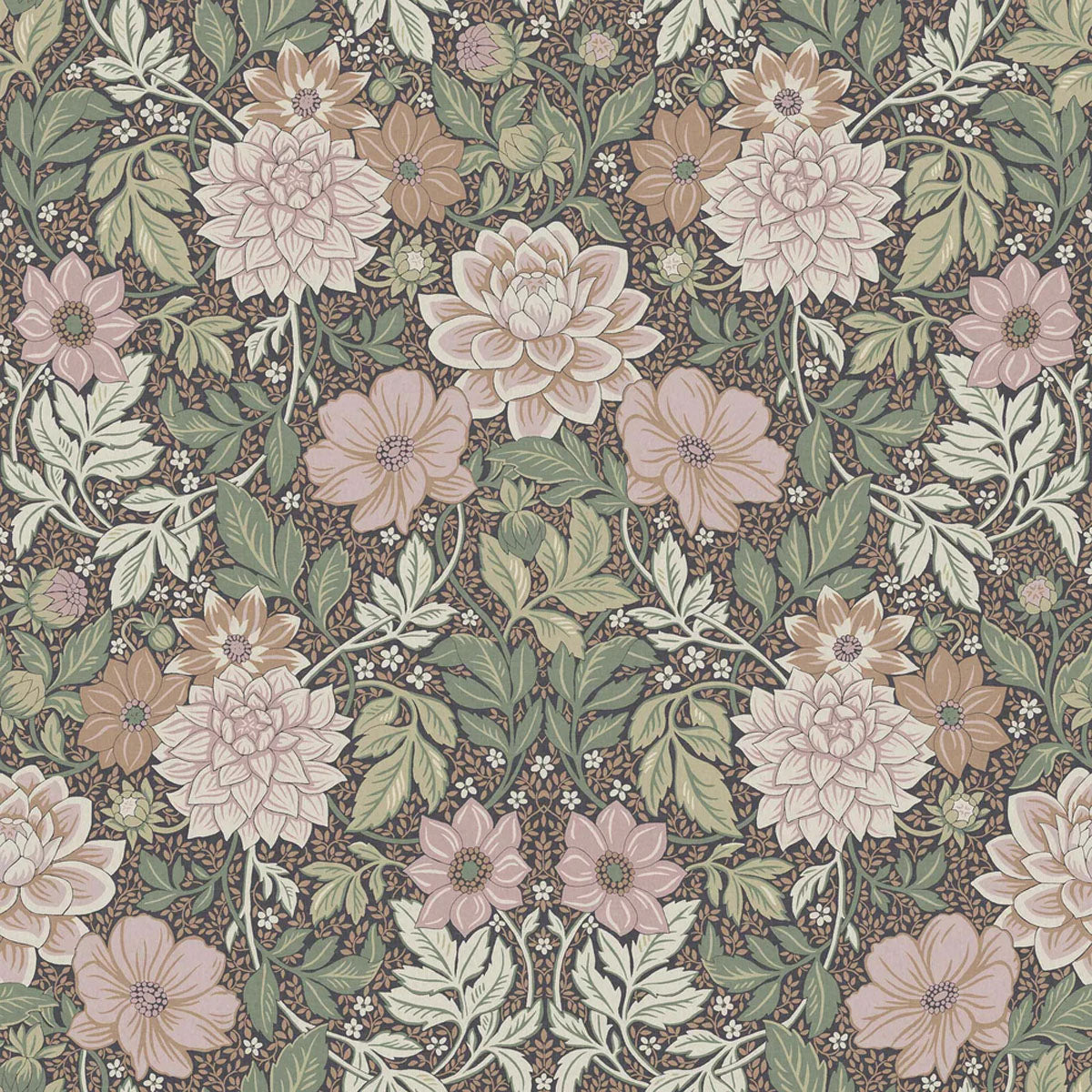 Dahlia Garden Grand Mural Wallpaper - Borastapeter