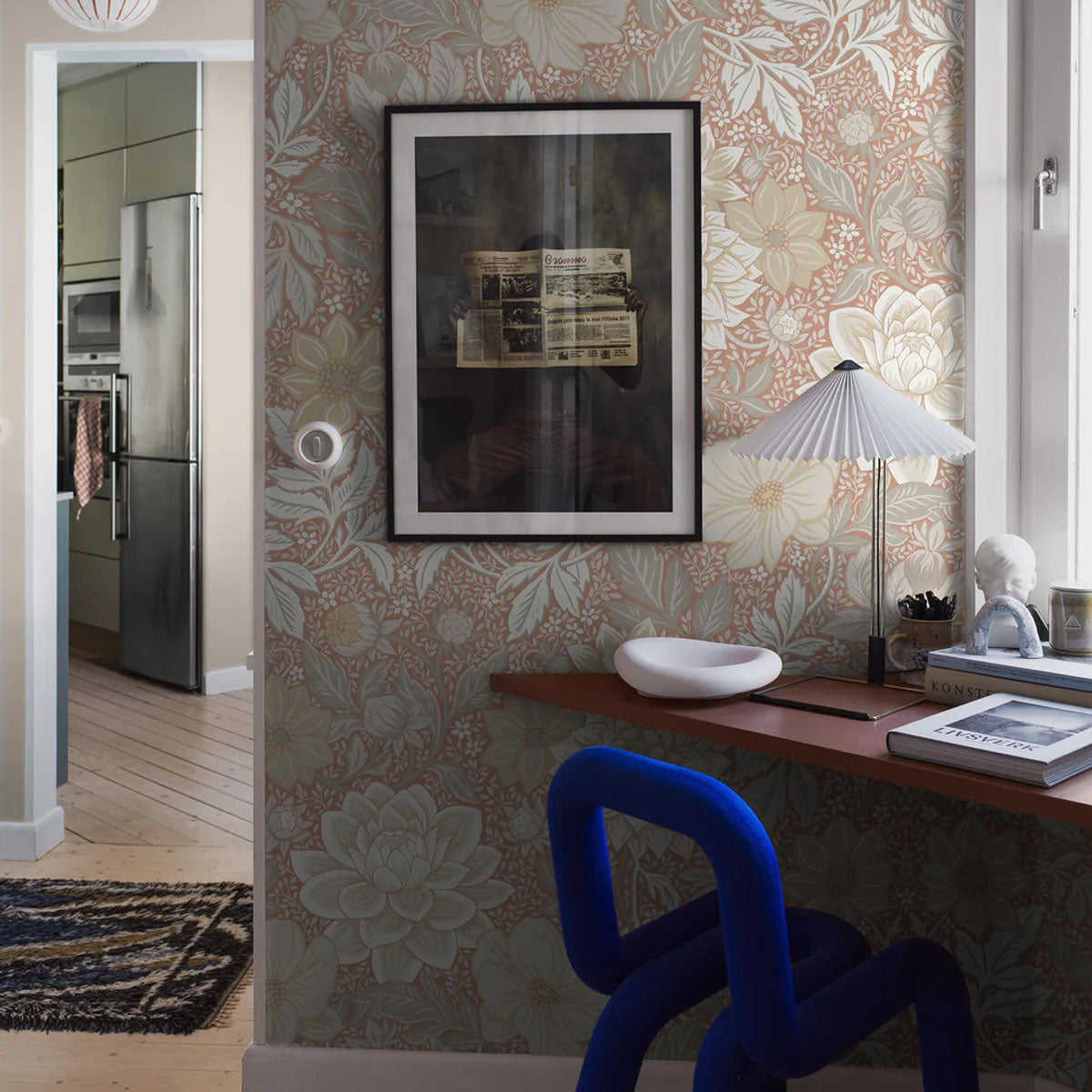 Dahlia Garden Grand Mural Wallpaper - Borastapeter