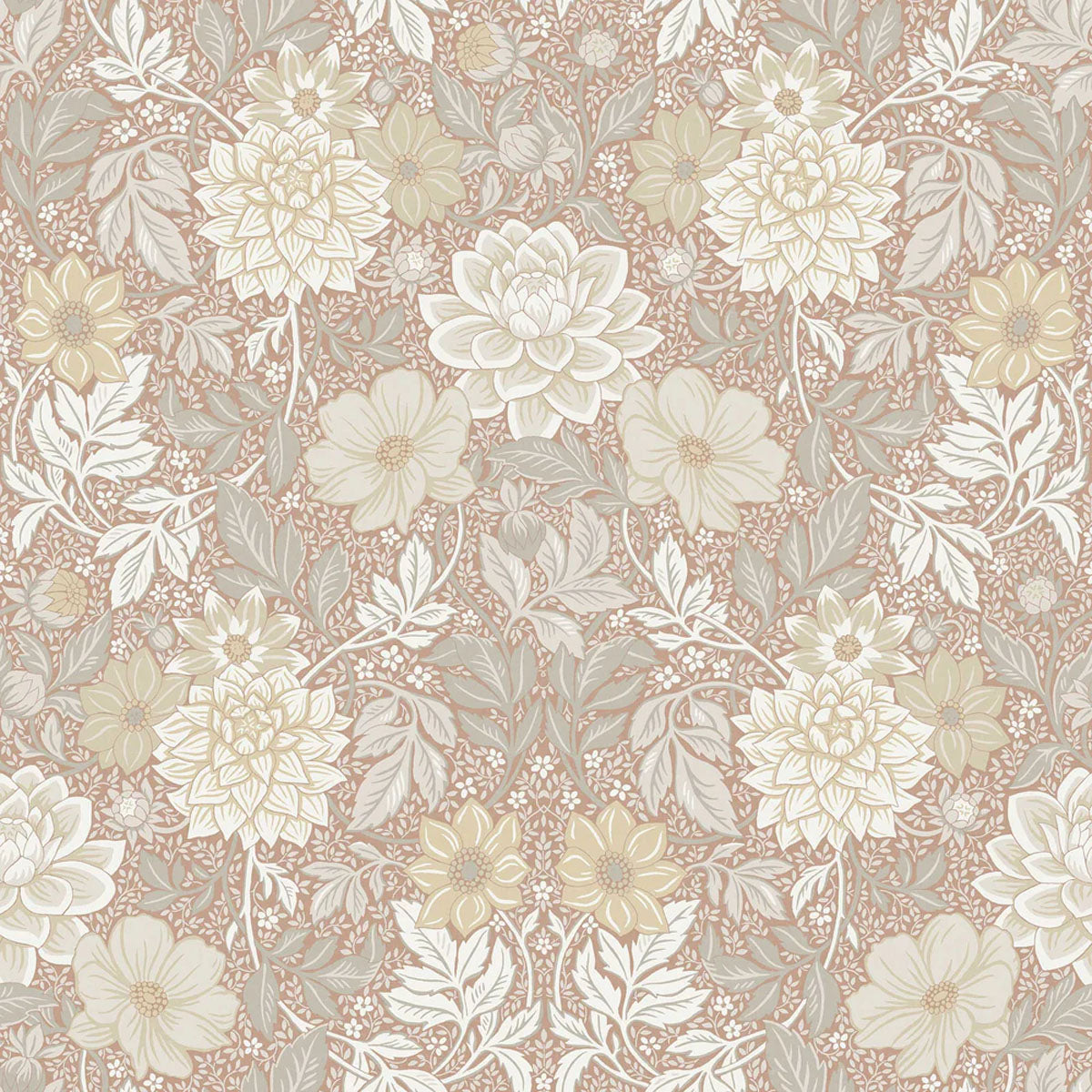 Dahlia Garden Grand Mural Wallpaper - Borastapeter