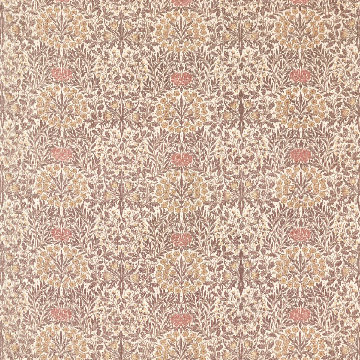 Daisy & Oak Warp Print Fabric - Morris & Co
