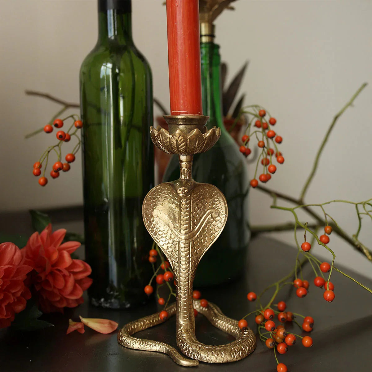 Dakota Snake Candle Holder - Doing Goods