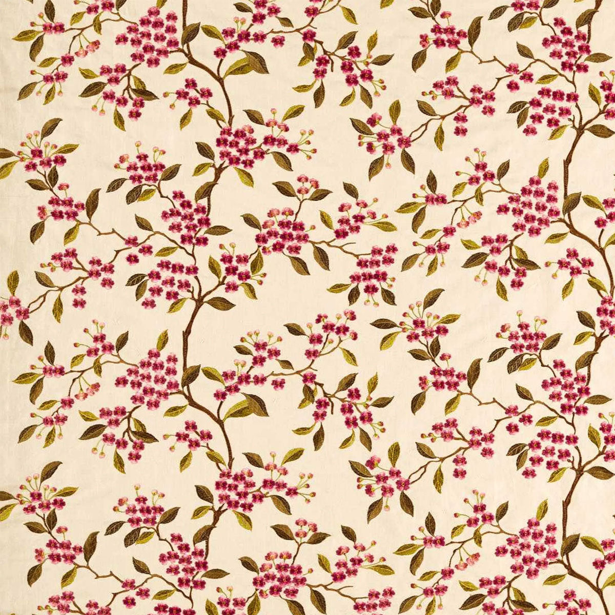 Damson Blossom Fabric - Sanderson
