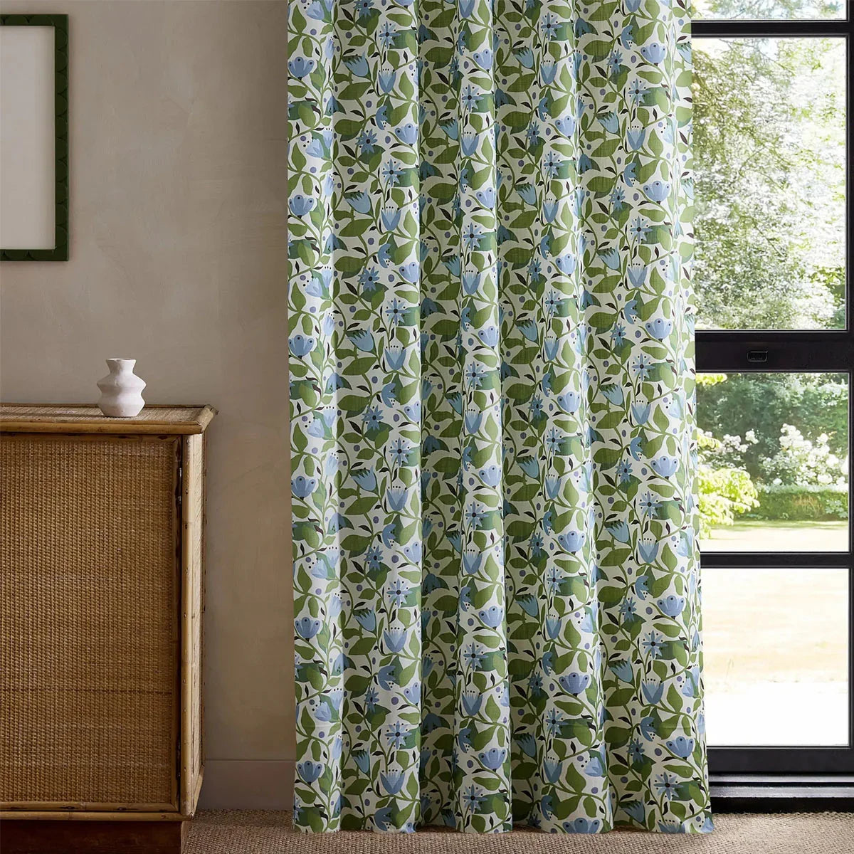 Dancing Daisies Print Fabric - Scion