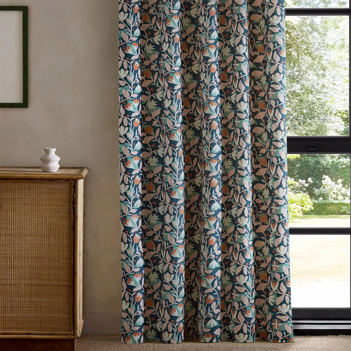 Dancing Daisies Print Fabric - Scion