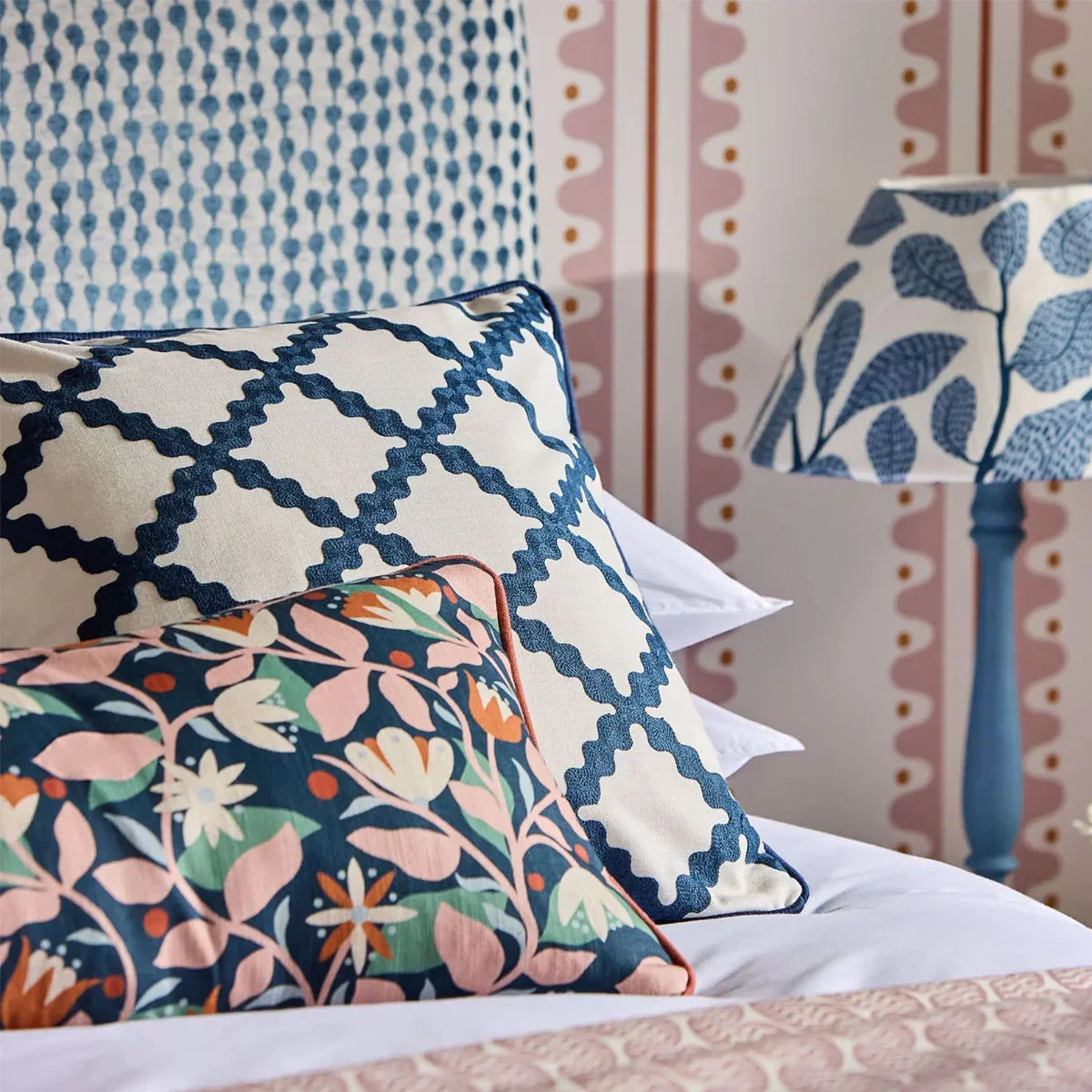 Dancing Daisies Print Fabric - Scion